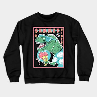 T Rex Summer Vibes Crewneck Sweatshirt